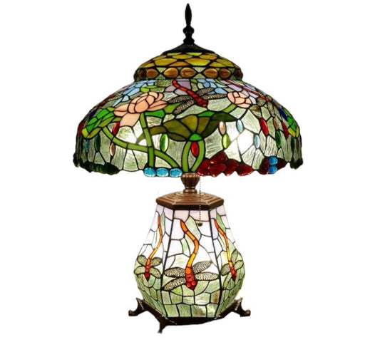 CDH 18" XLARGE Tiffany Table Lamp 46cm Shade (19003H)