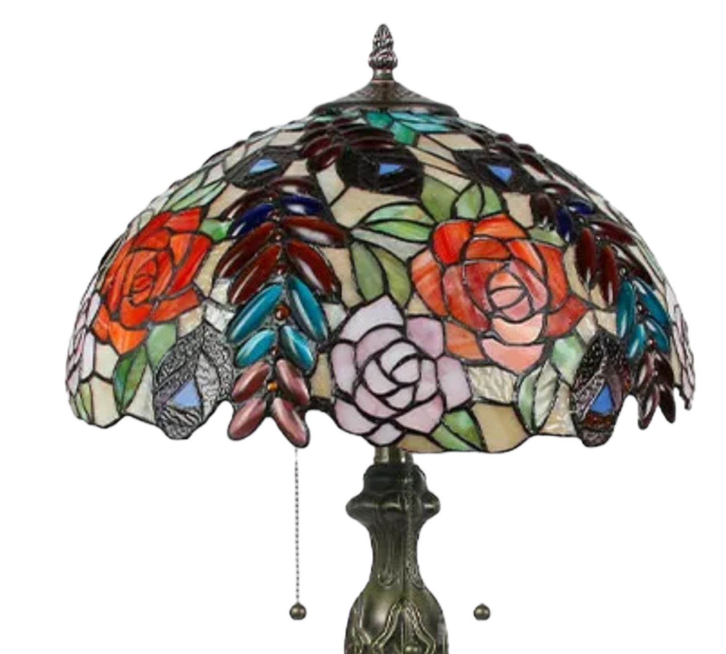 CDH 16" Tiffany Table Lamp 40cm Shade (15055)