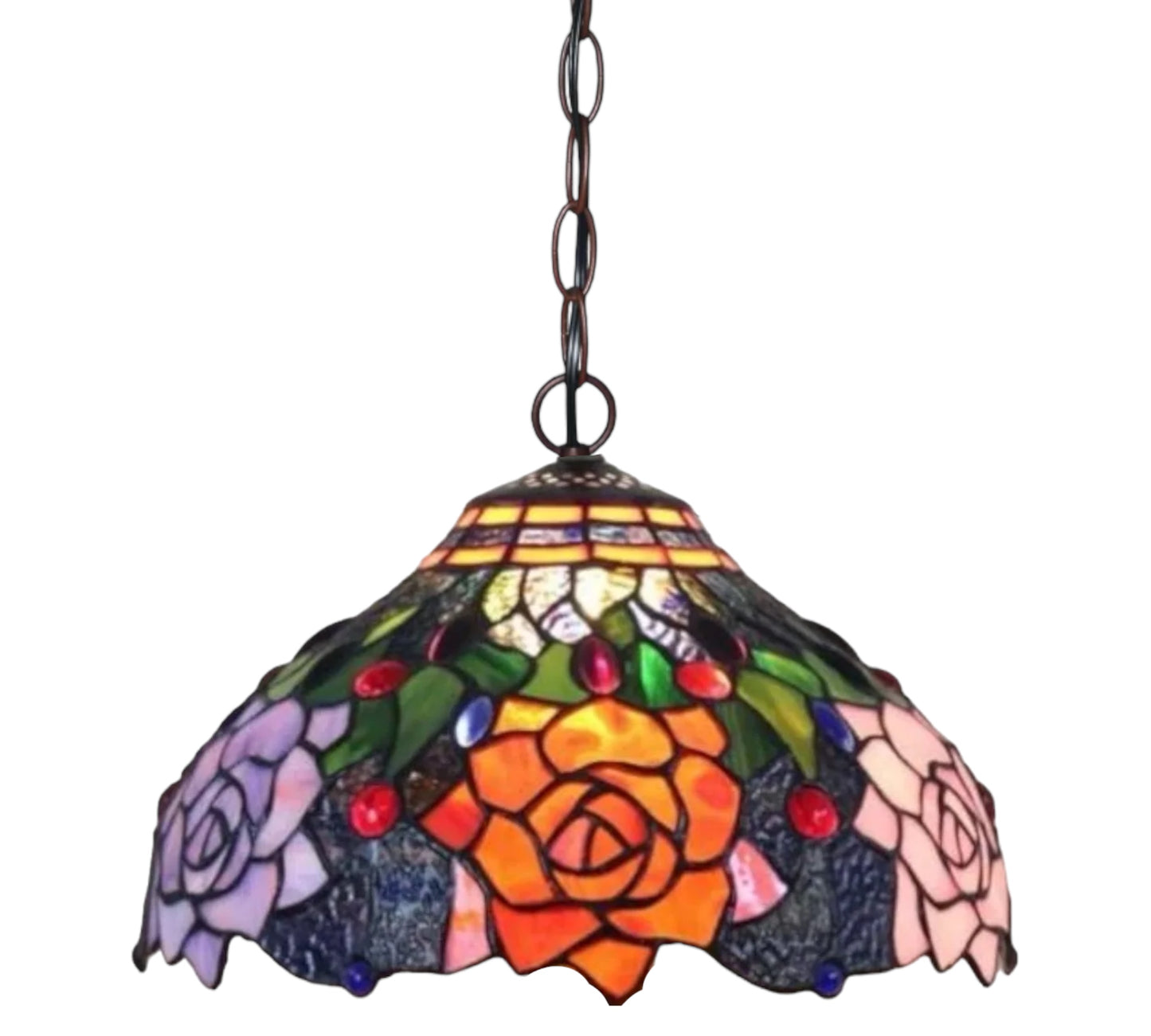 CDH 12" Tiffany Pendant Lamp 30cm shade (12063C)