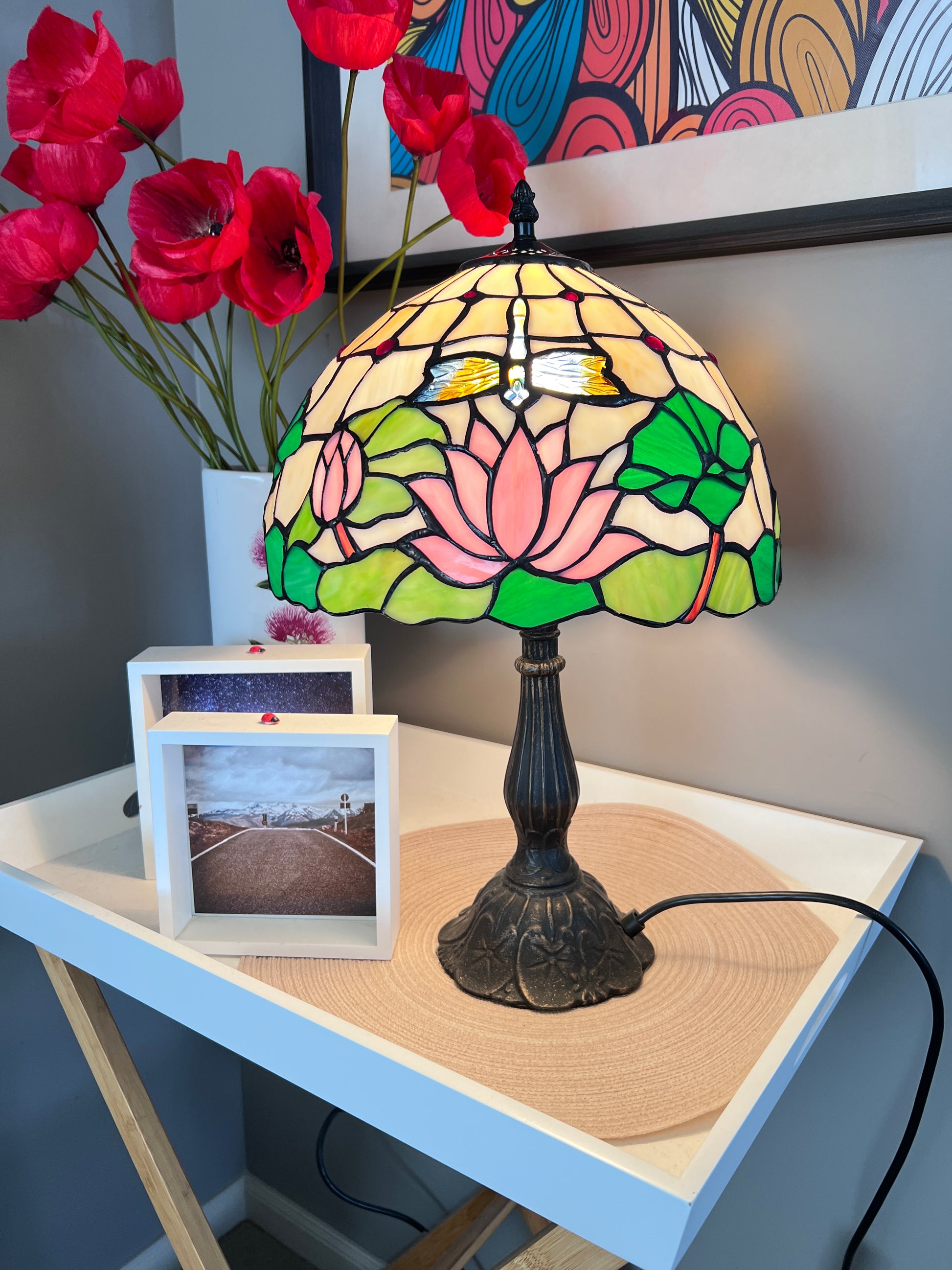 CDH 16" Tiffany Table Lamp 40cm Shade (15037)