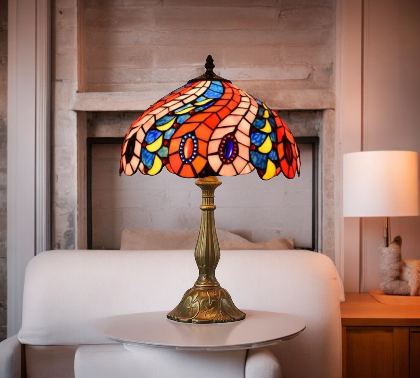 CDH 12" Tiffany Table Lamp (12705)