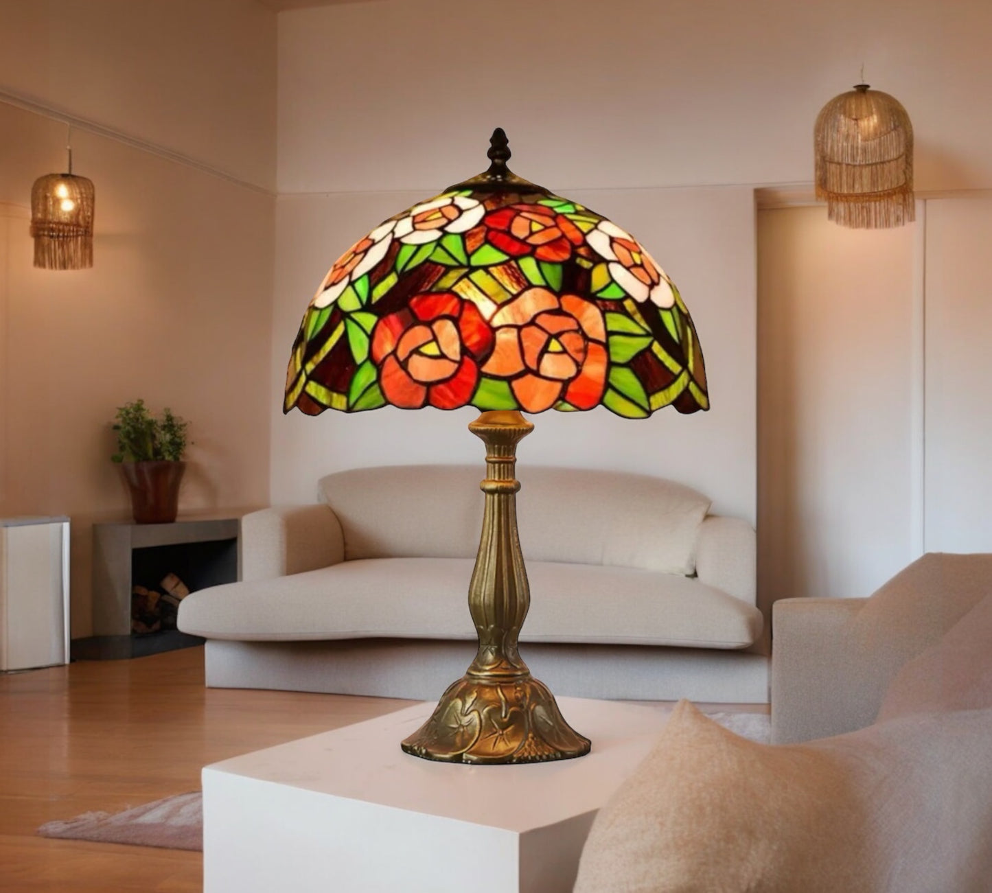 CDH 12" Tiffany Table Lamp (12703)