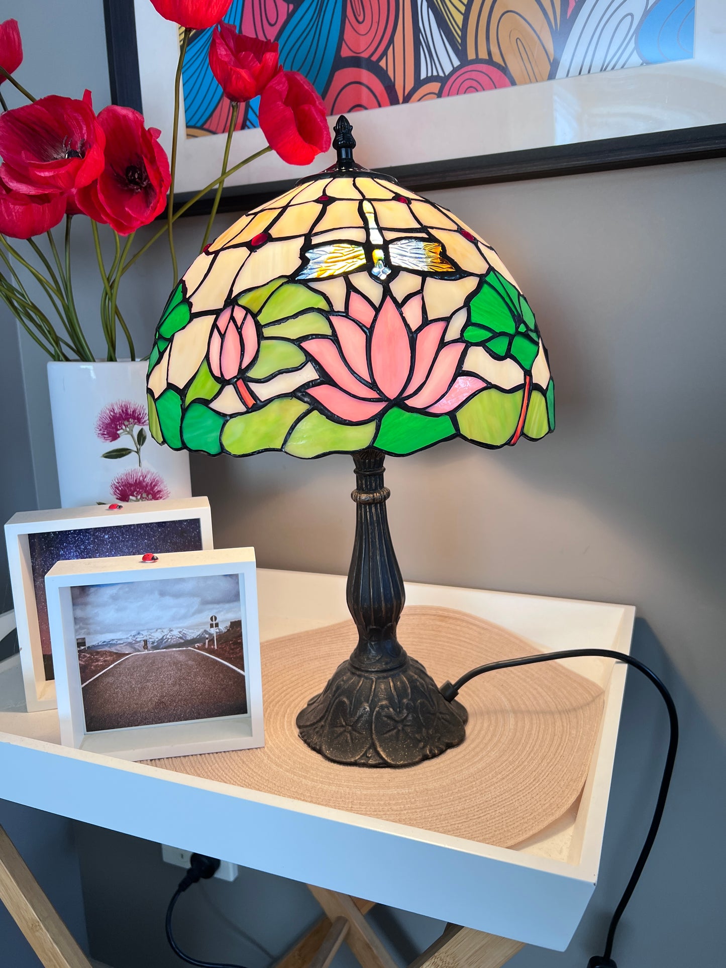 CDH 16" Tiffany Table Lamp 40cm Shade (15037)