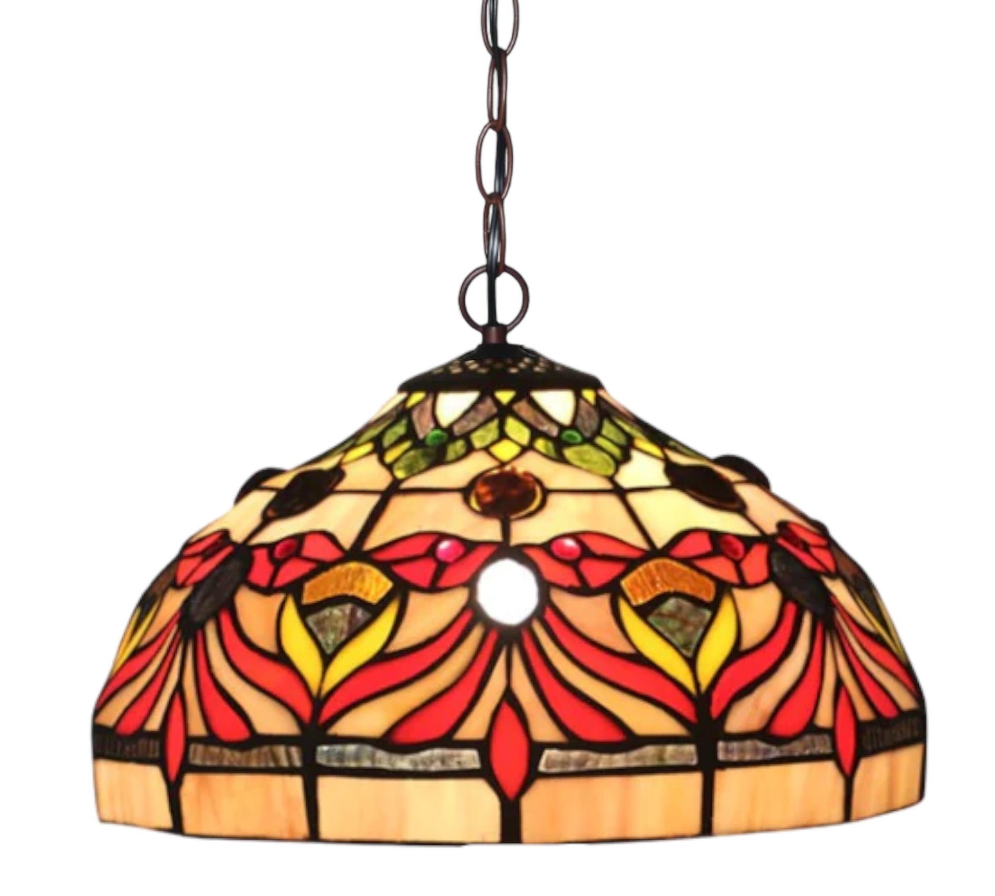 CDH 12" Tiffany Pendant Lamp 30cm shade (12093C)