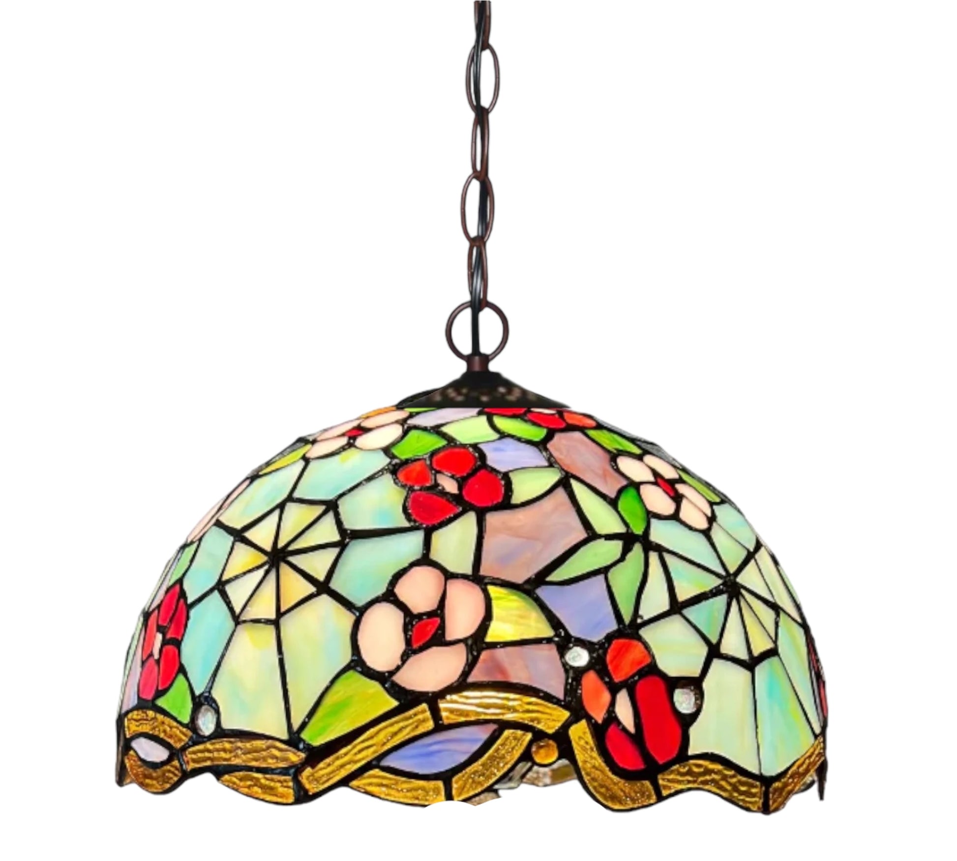 CDH 12" Tiffany Pendant Lamp 30cm shade (12008C)