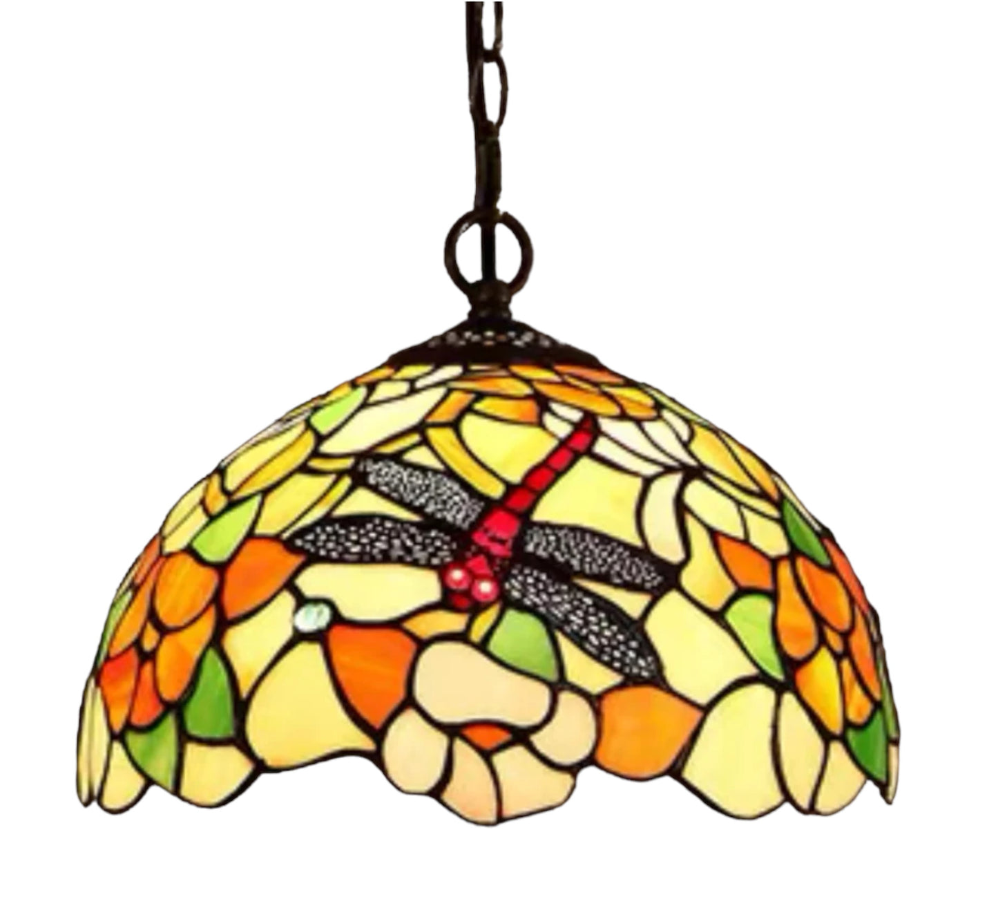 CDH 12" Tiffany Pendant Lamp 30cm shade (12043C)