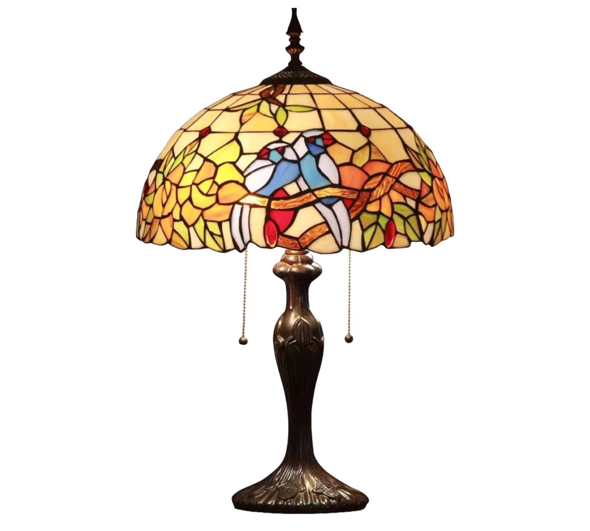 CDH 16" Tiffany Table Lamp 40cm Shade (15045)