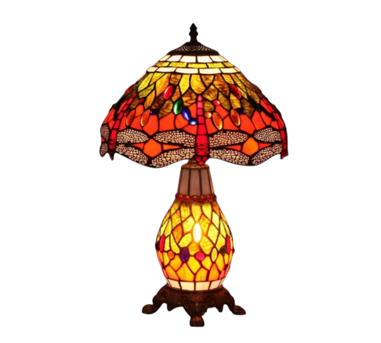 CDH 12" Tiffany Table Lamp (12076A)