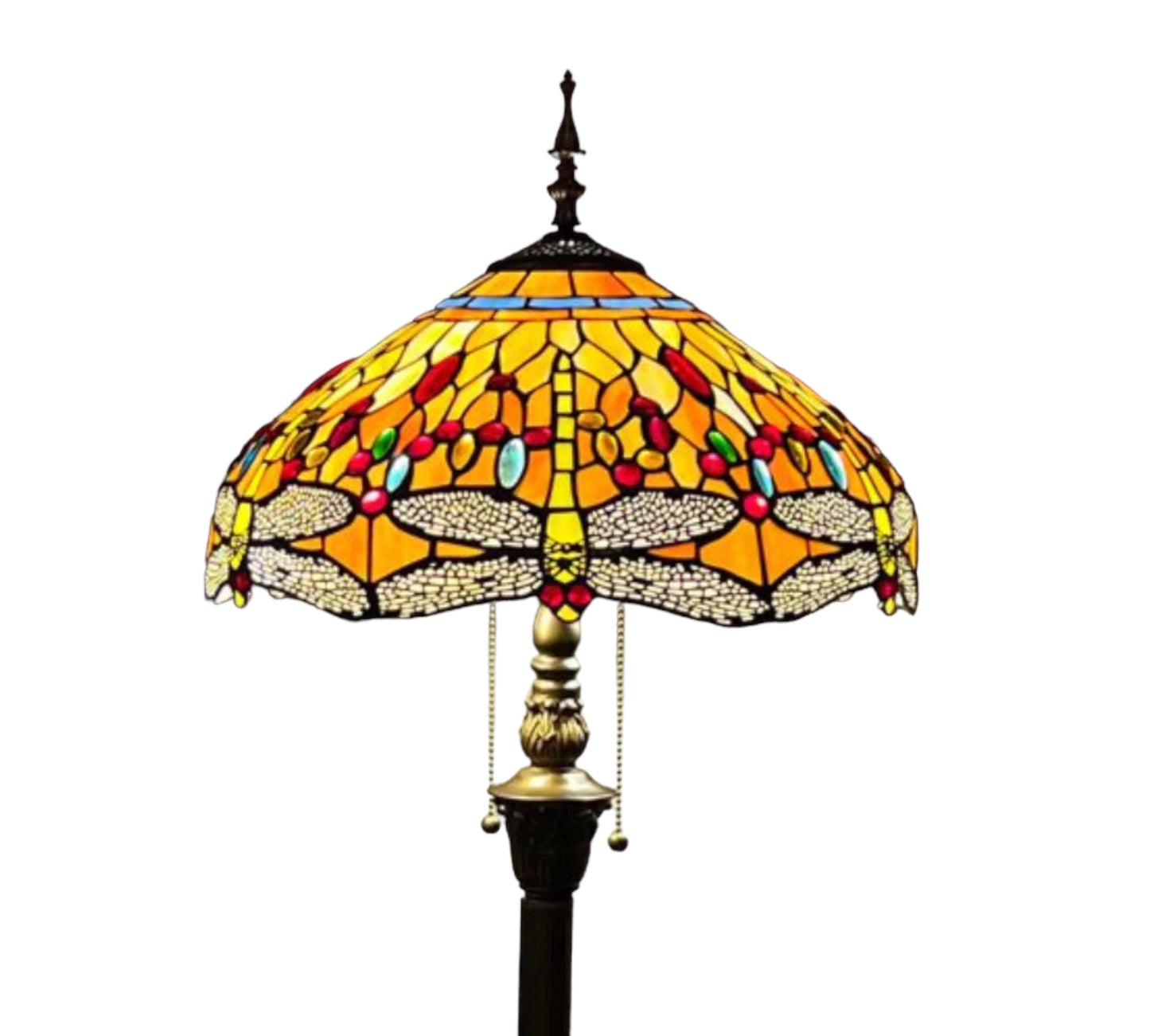 CDH Tiffany Floor Lamp (16035) 16" 40CM Shade