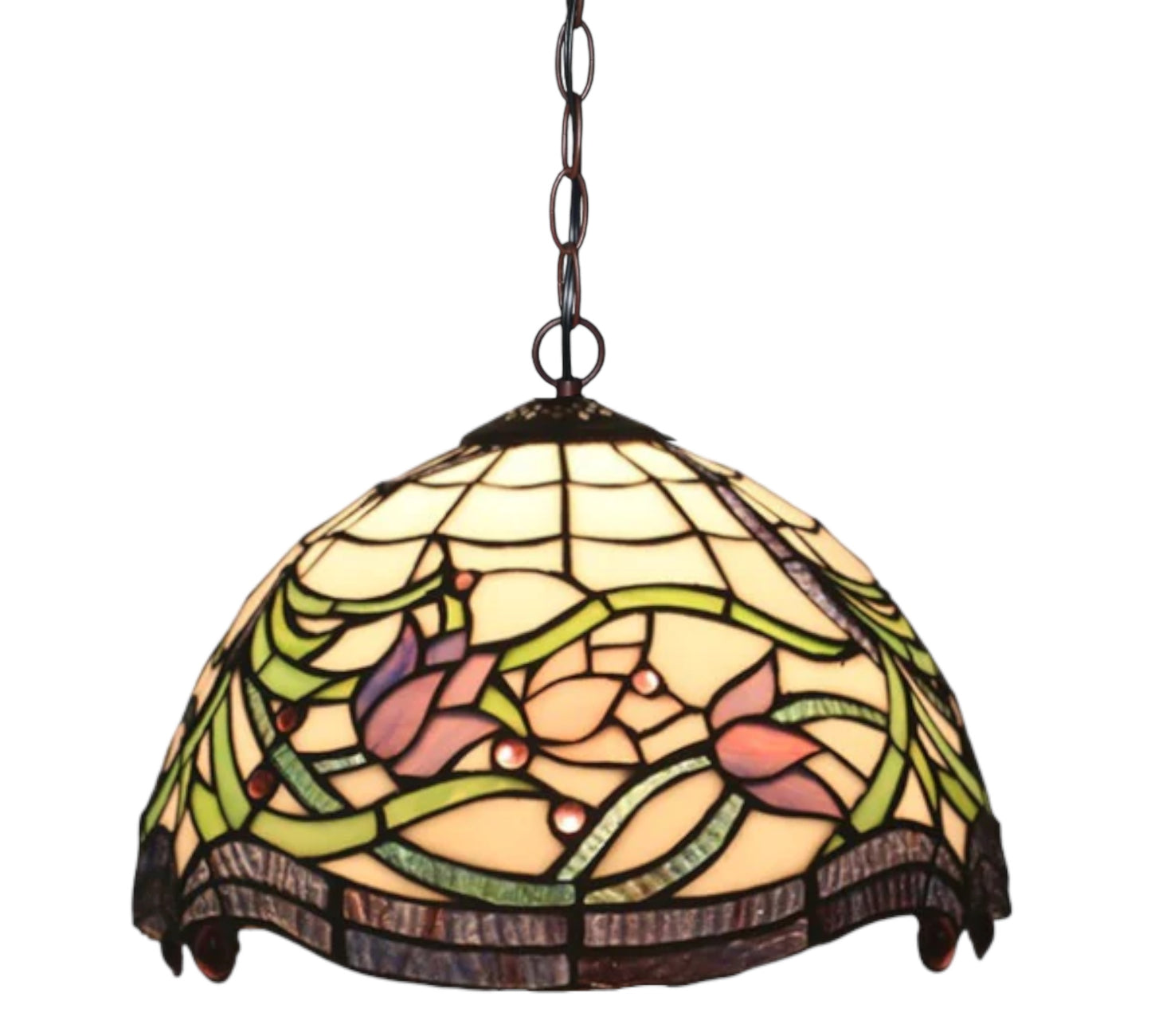 CDH 12" Tiffany Pendant Lamp 30cm shade (12091C)