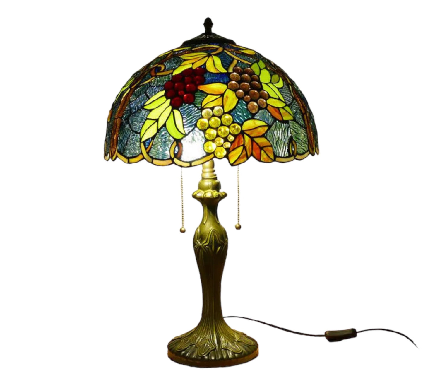 CDH 16" Tiffany Table Lamp 40cm Shade (15020)