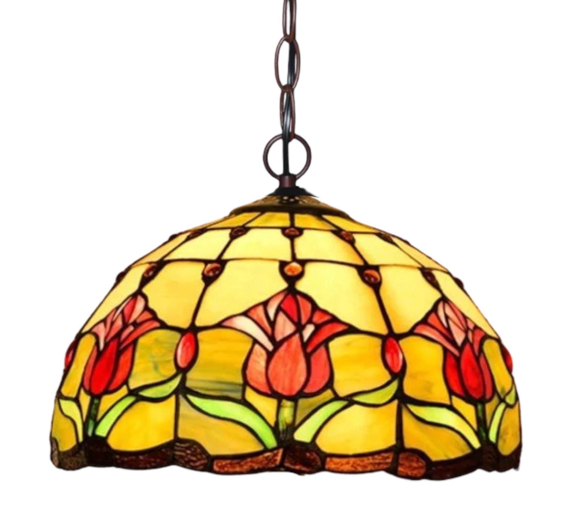CDH 12" Tiffany Pendant Lamp 30cm shade (12009C)