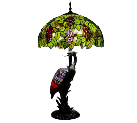 CDH 20" XLARGE Tiffany Juicy Grape Table Lamp 50cm Shade (15068)