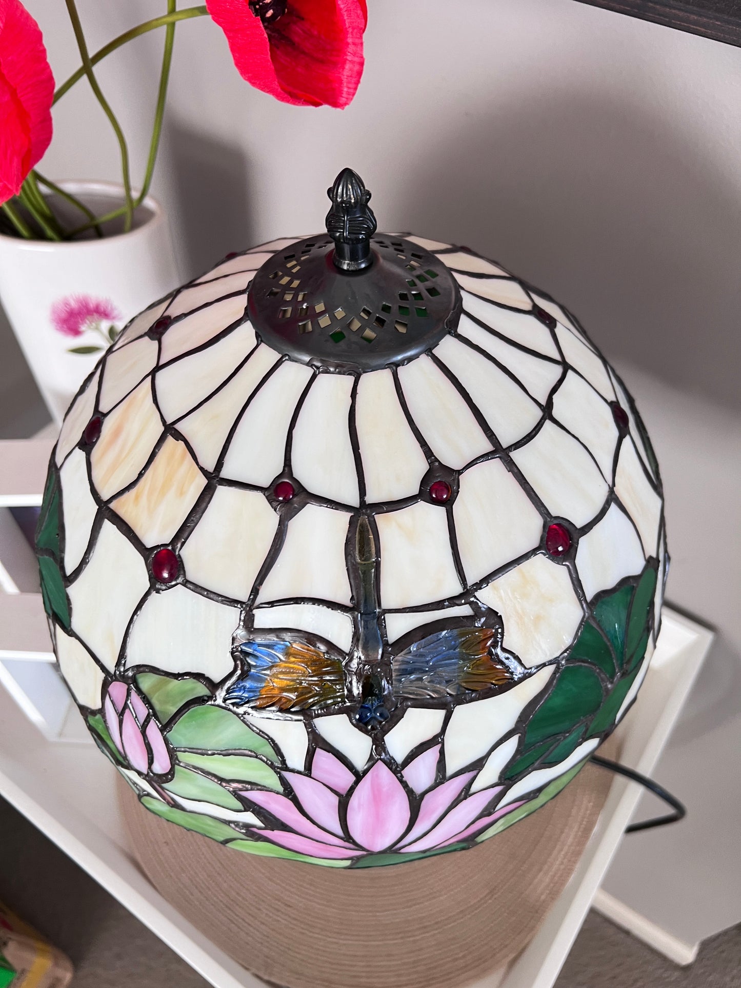 CDH 16" Tiffany Table Lamp 40cm Shade (15037)