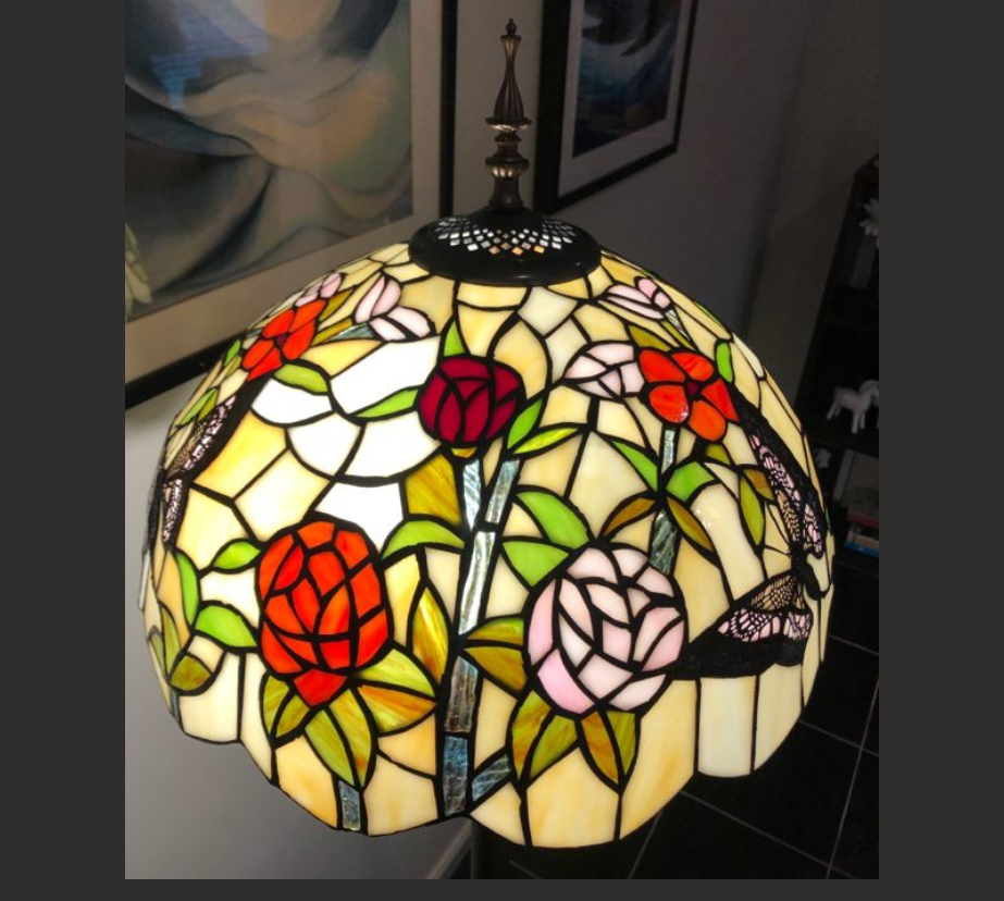 CDH Tiffany Floor Lamp (16023) 16" 40CM Shade