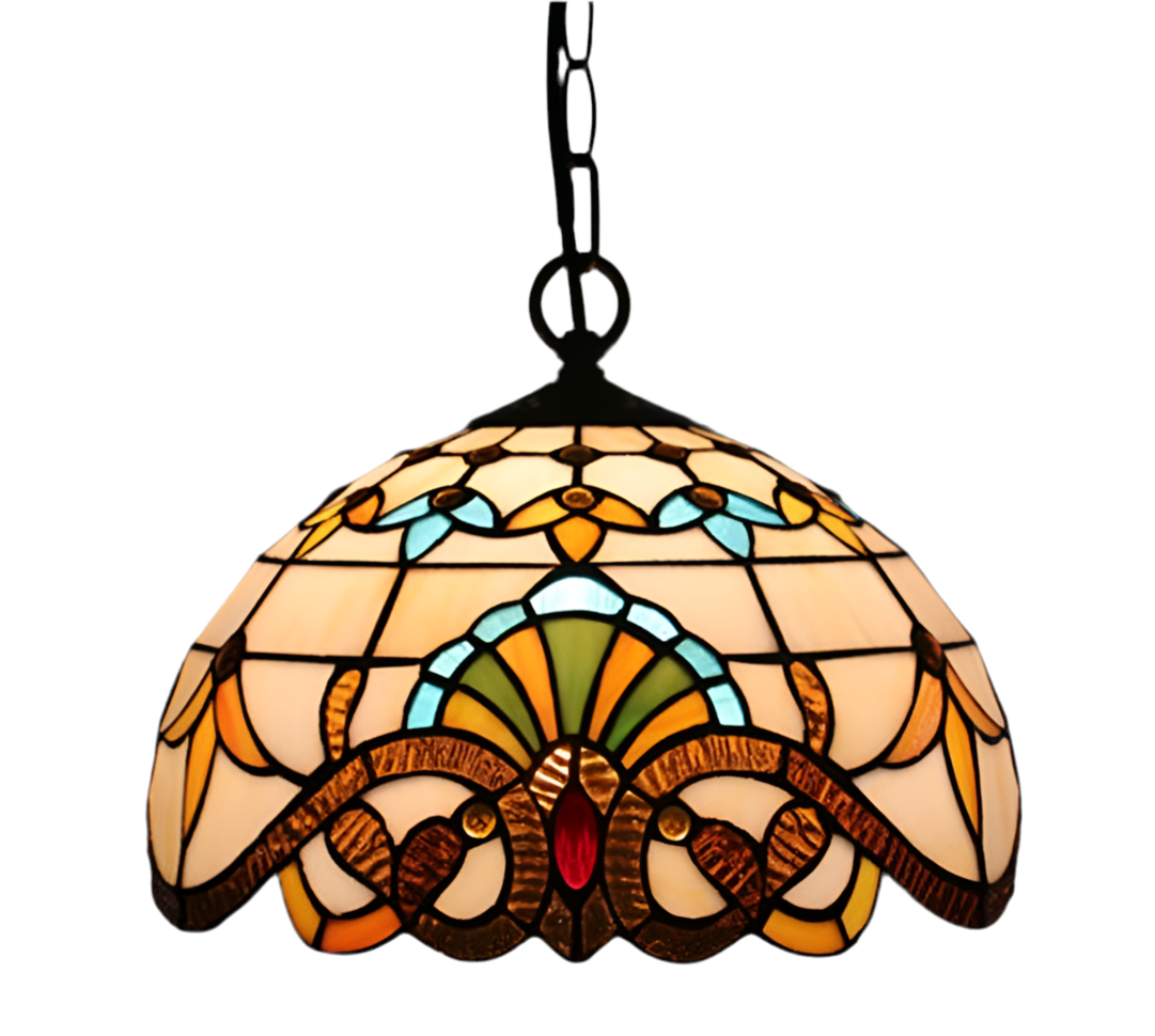 CDH 12" Tiffany Pendant Lamp 30cm shade (12025C)