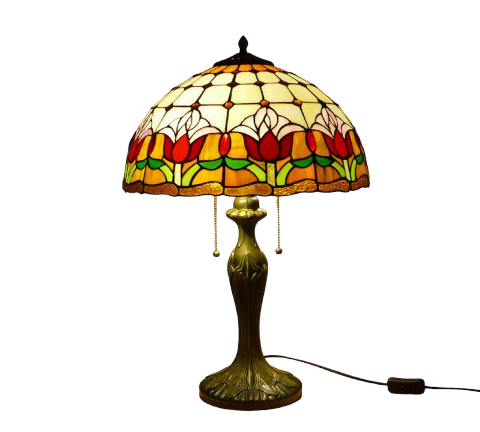 CDH 16" Tiffany Table Lamp 40cm Shade (15017)