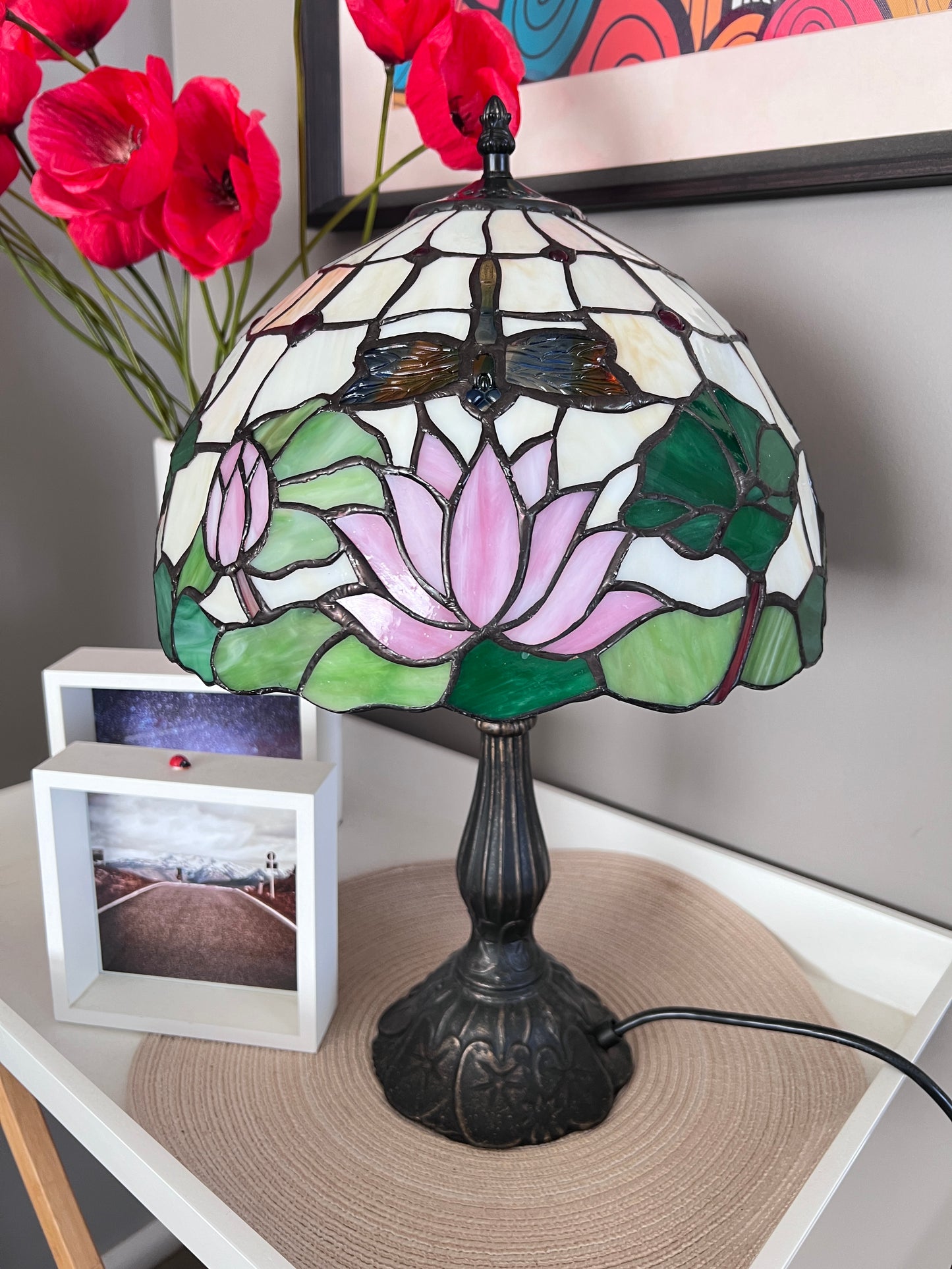 CDH 16" Tiffany Table Lamp 40cm Shade (15037)
