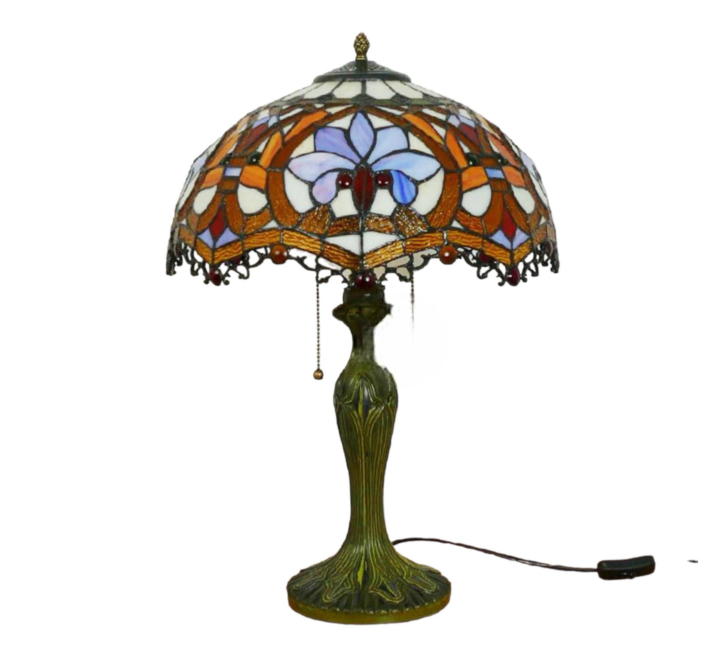 CDH 16" Tiffany Table Lamp 40cm Shade (15003)