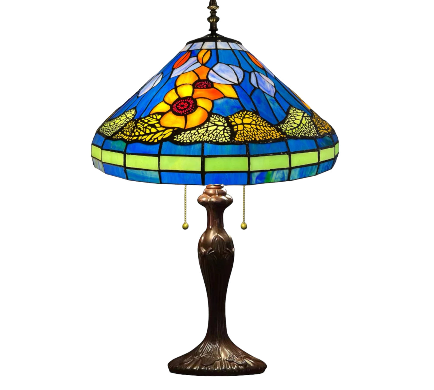 CDH 16" Tiffany Table Lamp 40cm Shade (15029)