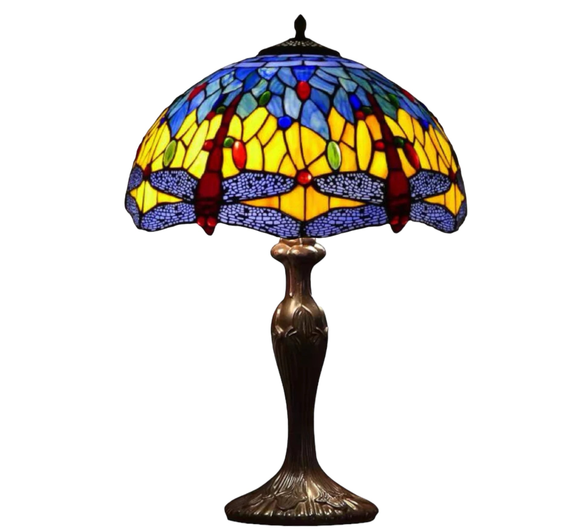 CDH 16" Tiffany Table Lamp 40cm Shade (15037)