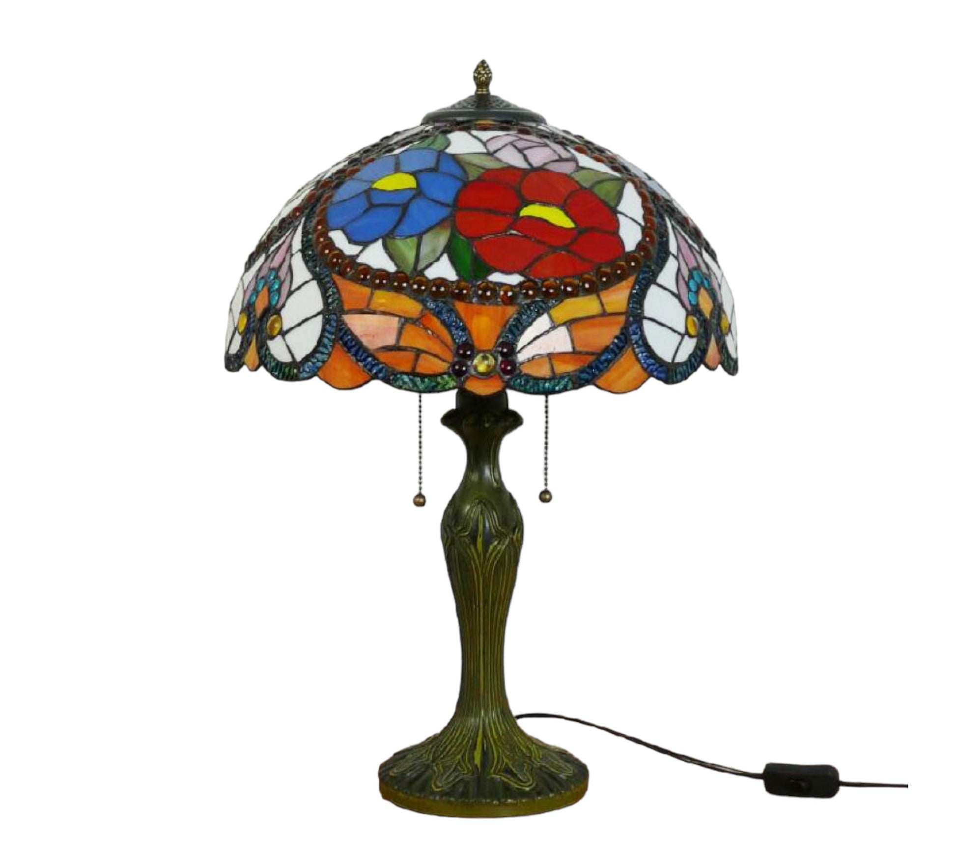 CDH 16" Tiffany Table Lamp 40cm Shade (15030)