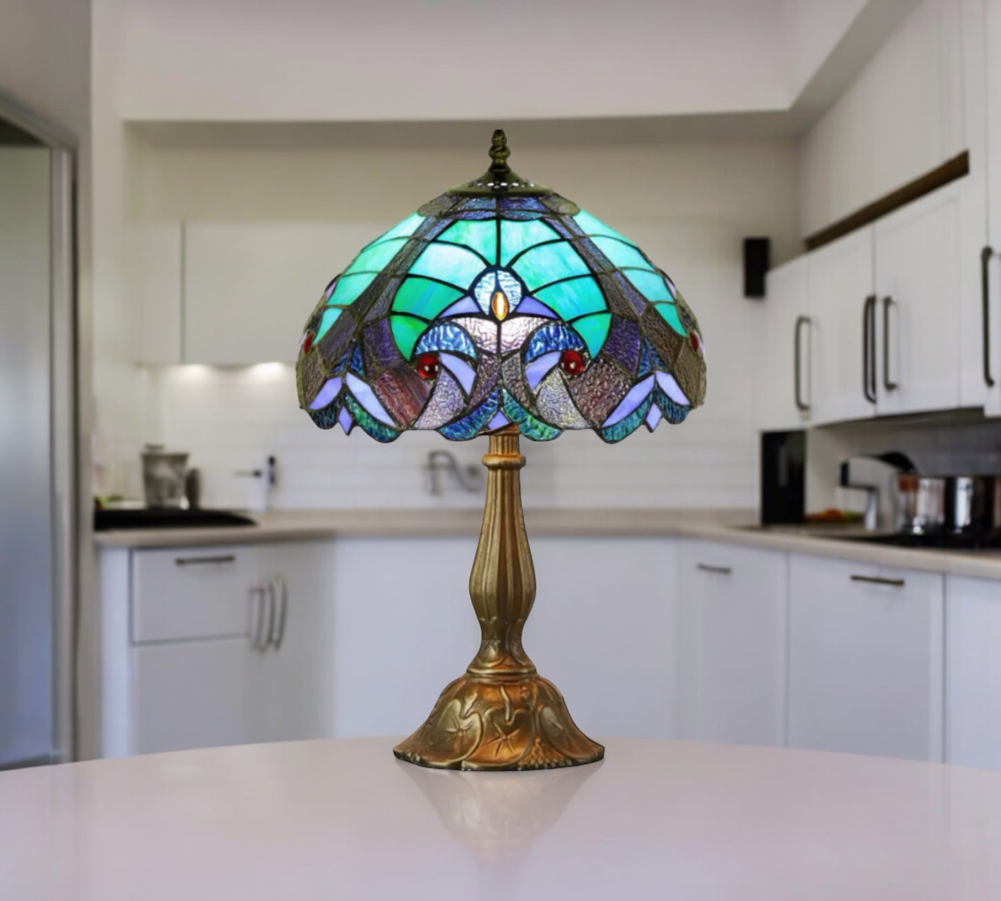 CDH 12" Tiffany Table Lamp (12013)
