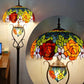CDH Tiffany Mother-Daughter Vase Floor Lamp X-LARGE 46cm Shade (15083)