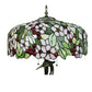 CDH 20" XLARGE Tiffany Feather Crane Table Lamp 50cm Shade (15067)