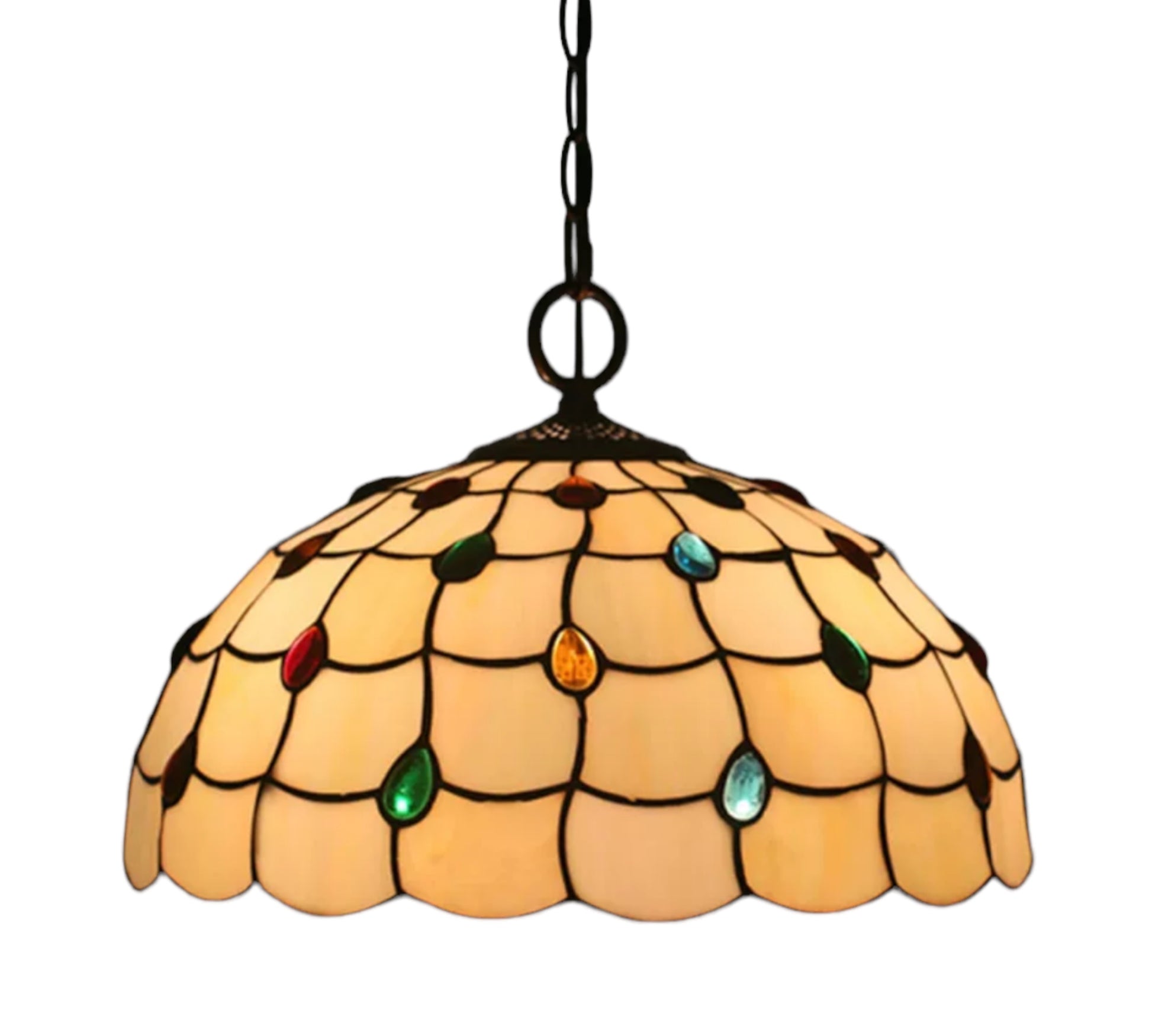 CDH 12" Tiffany Pendant Lamp 30cm shade (12103C)