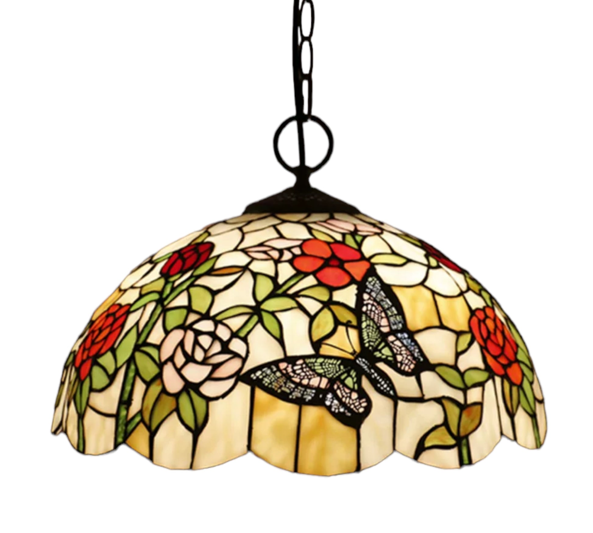 CDH 12" Tiffany Pendant Lamp 30cm shade (12051C)