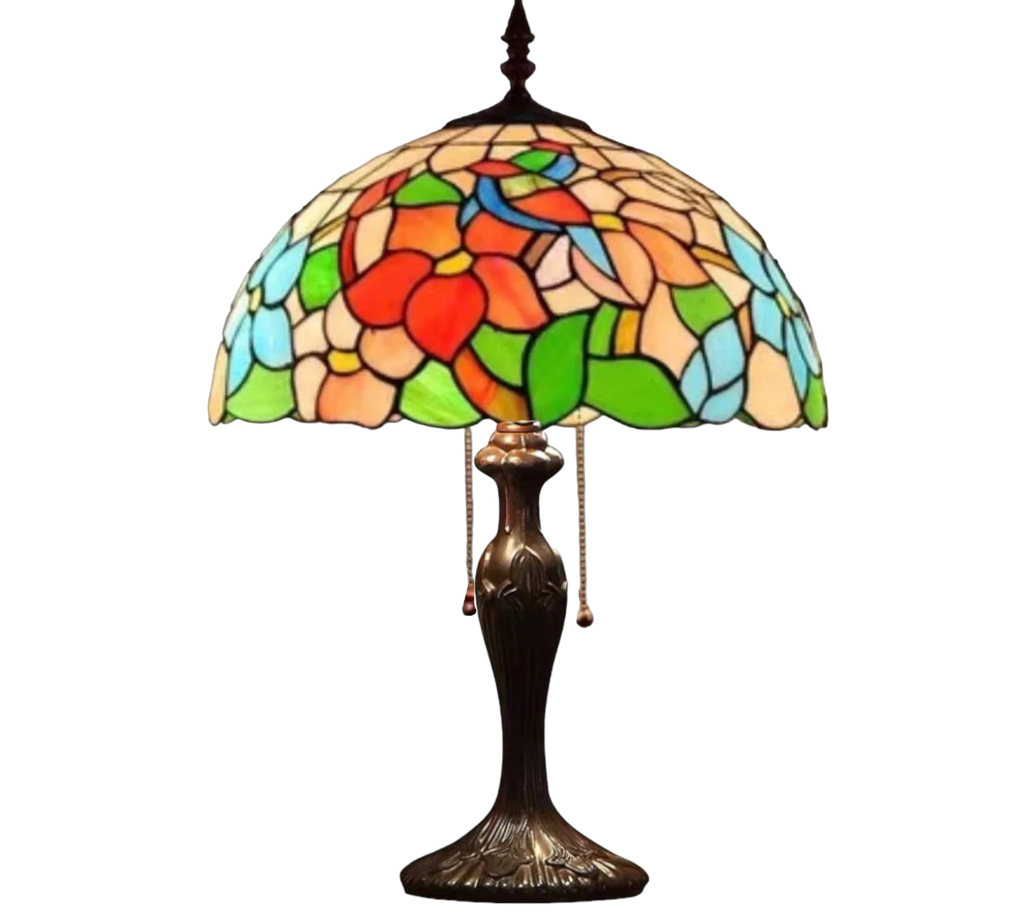 CDH 16" Tiffany Table Lamp 40cm Shade (16027T)