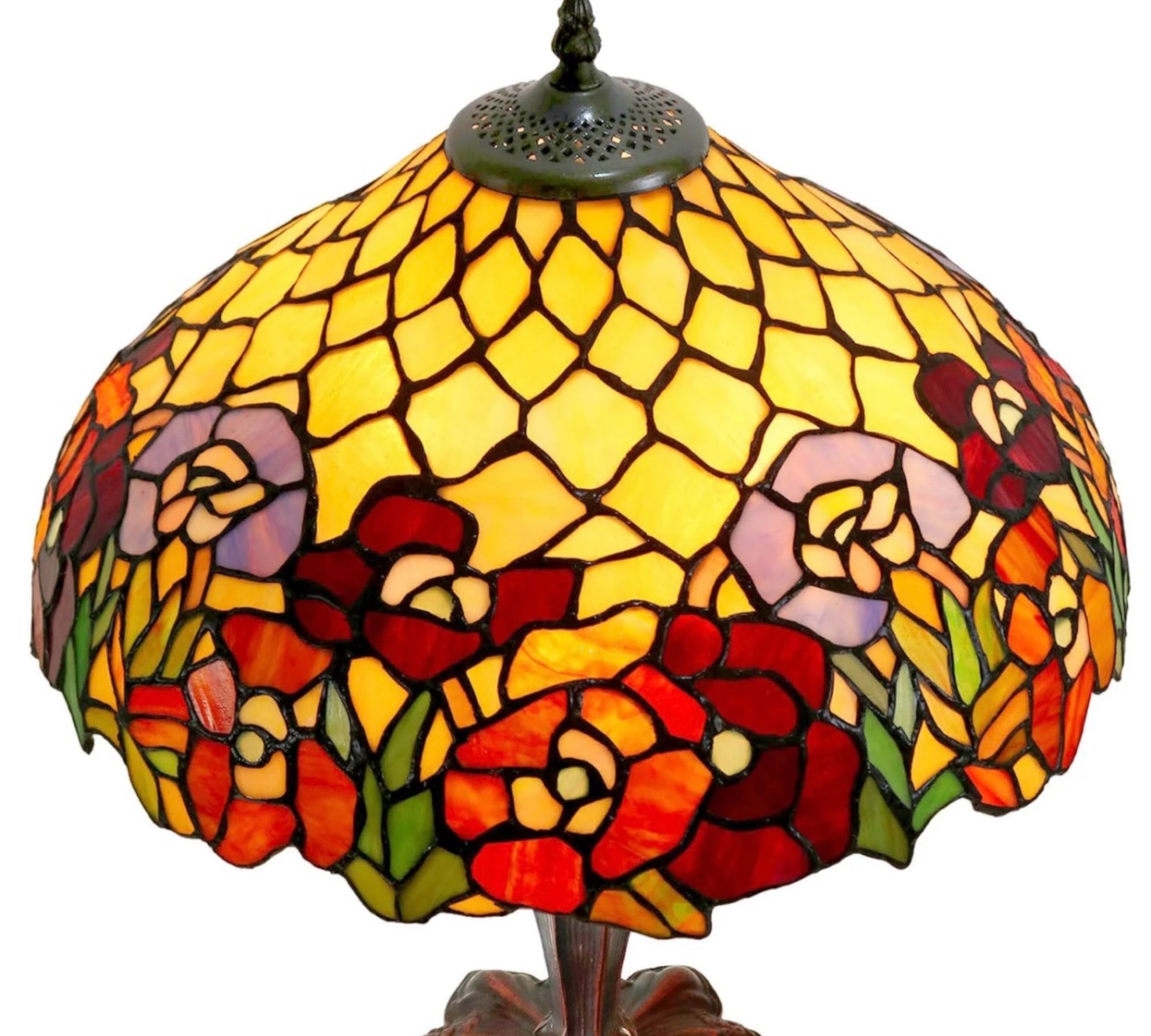 CDH 16" Tiffany Table Lamp 40cm Shade (15026)