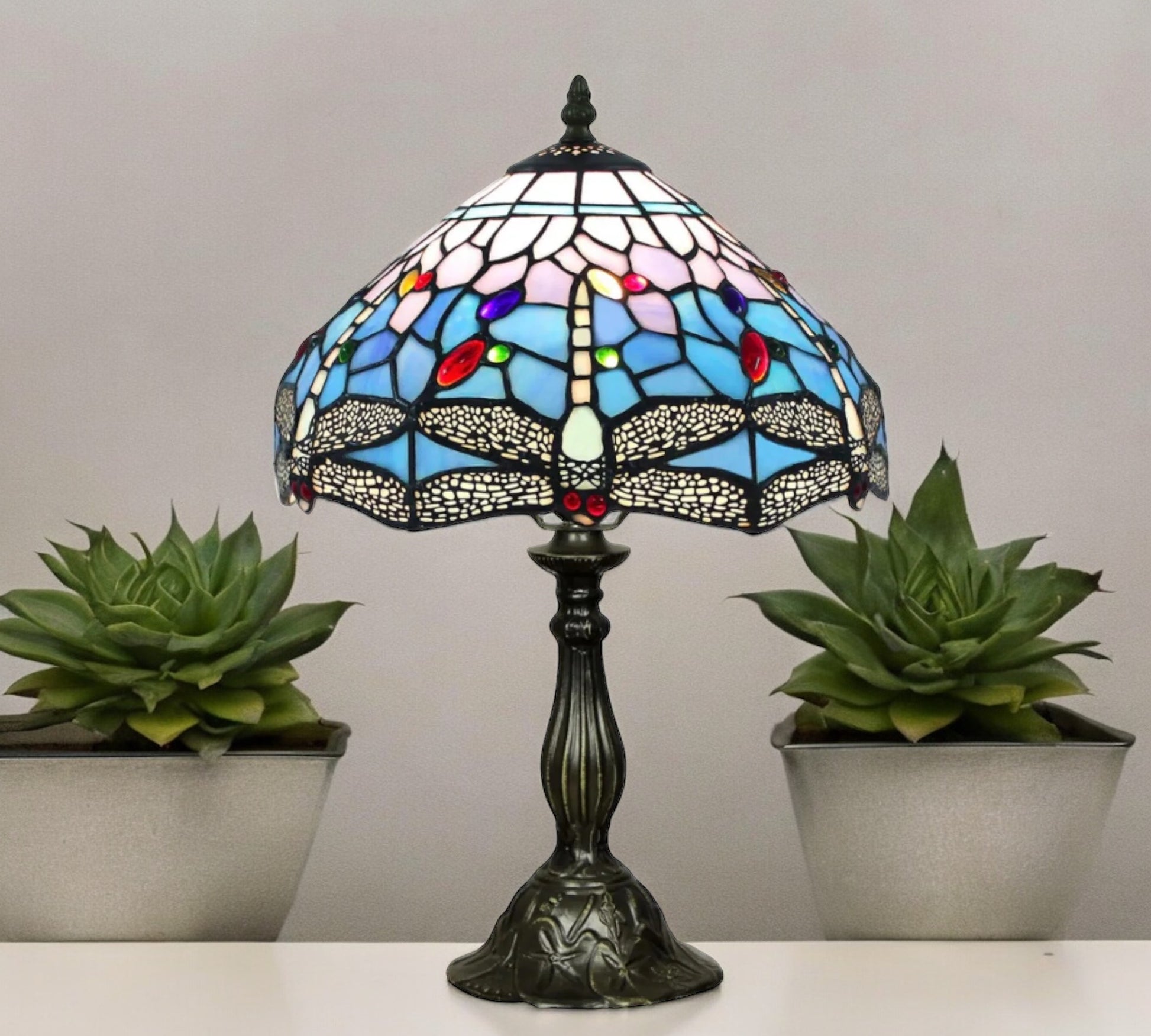 CDH 12" Tiffany Table Lamp (12005)