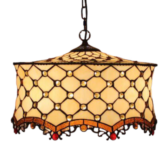 CDH 18" XLARGE Tiffany Pendant Lamp 46cm shade (19009C)