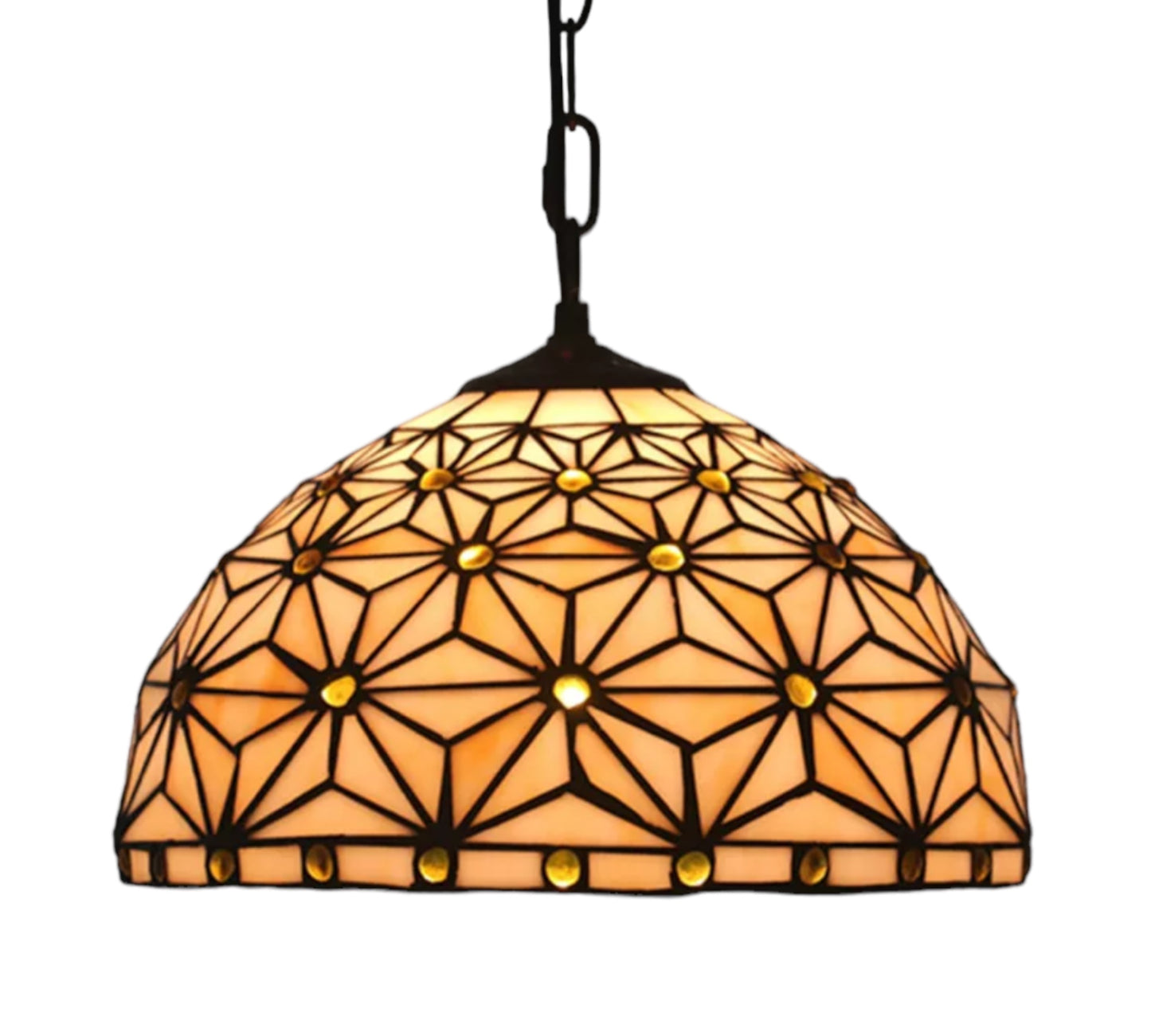 CDH 12" Tiffany Pendant Lamp 30cm shade (11000C)