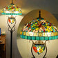 CDH Tiffany Mother-Daughter Vase Floor Lamp X-LARGE 46cm Shade (15091)