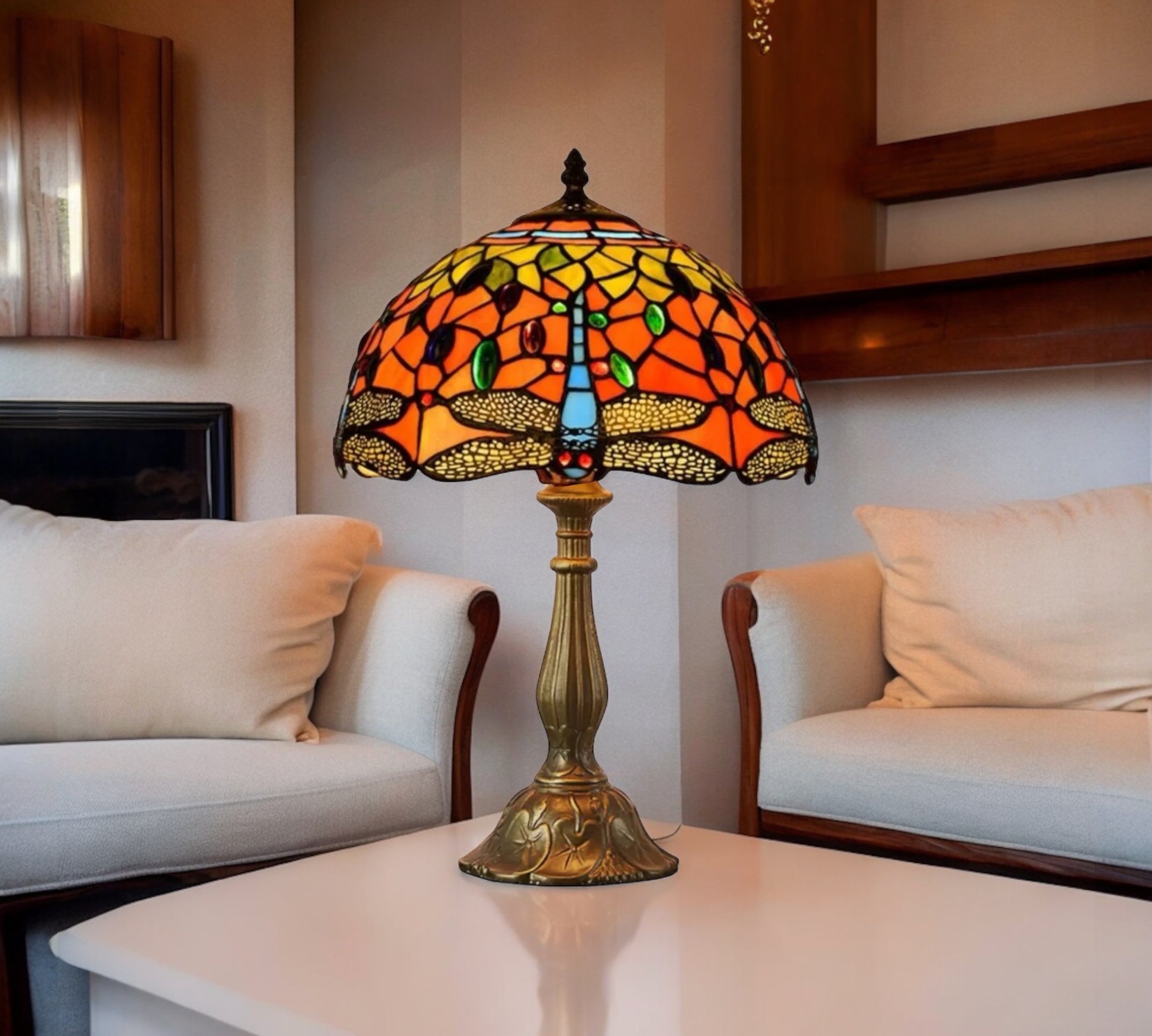 CDH 12" Tiffany Table Lamp (12062)