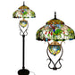 CDH Tiffany Mother-Daughter Vase Floor Lamp X-LARGE 46cm Shade (15086)