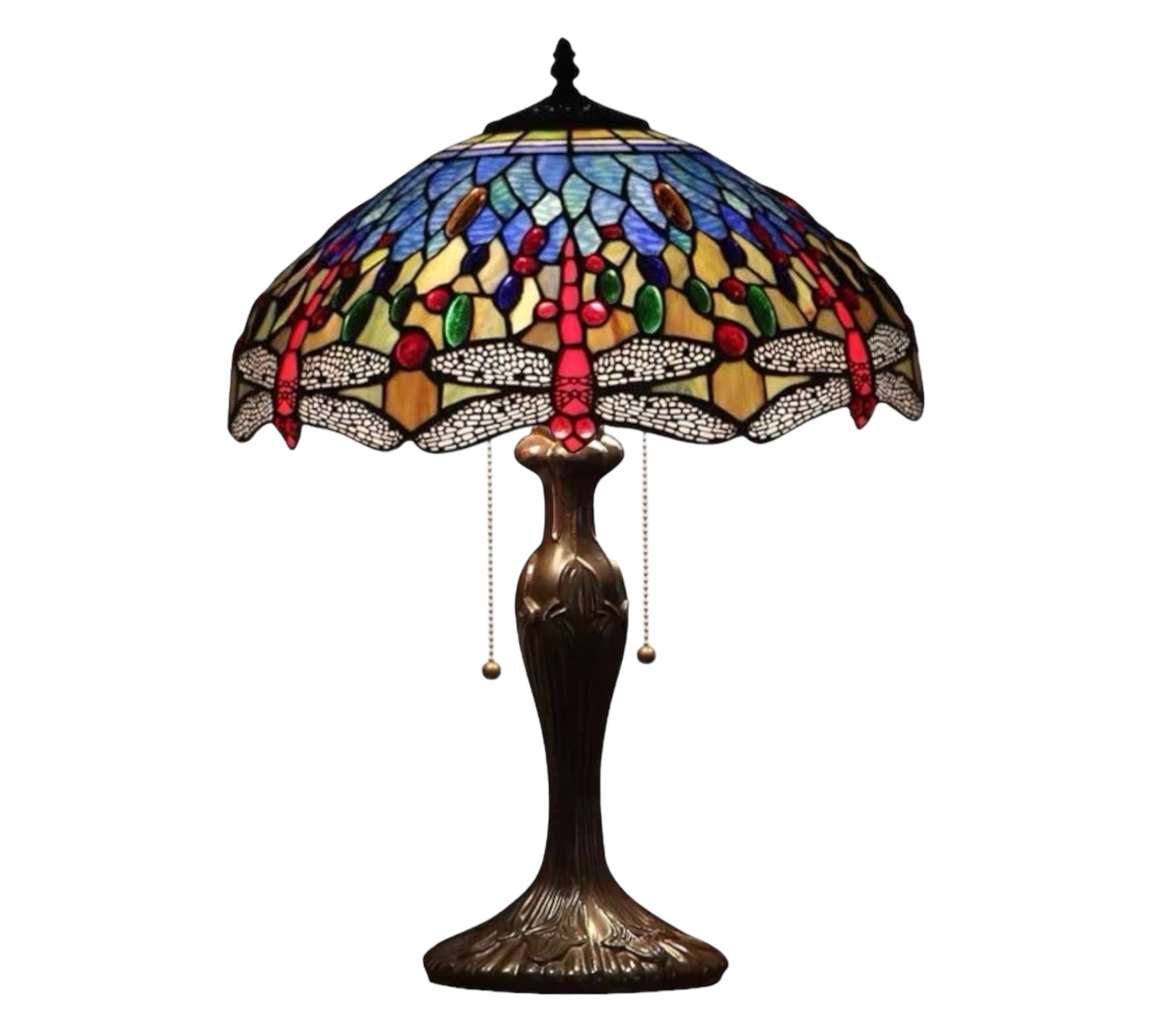 CDH 16" Tiffany Table Lamp 40cm Shade (15029)