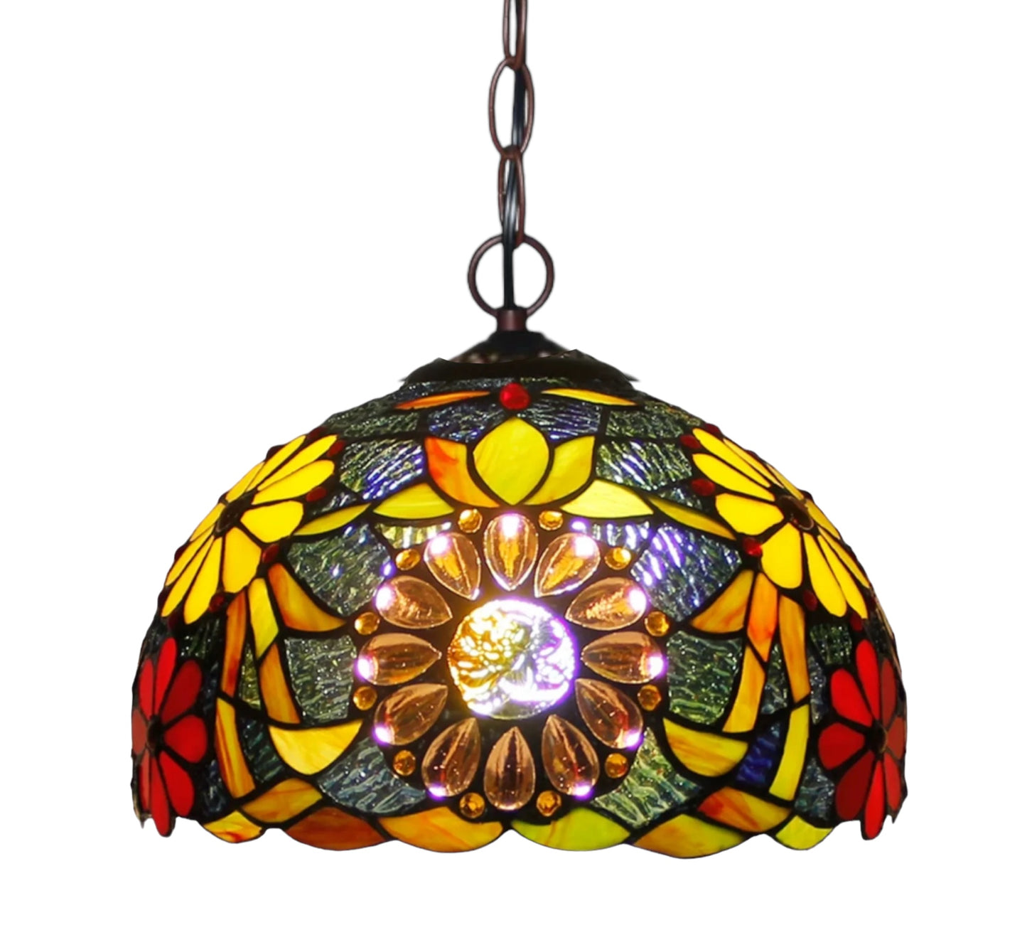CDH 12" Tiffany Pendant Lamp 30cm shade (12096C)