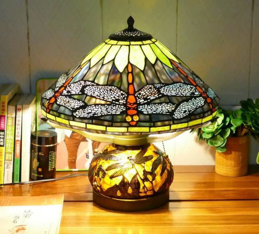 CDH 16" Tiffany Table Lamp 40cm Shade (15063)