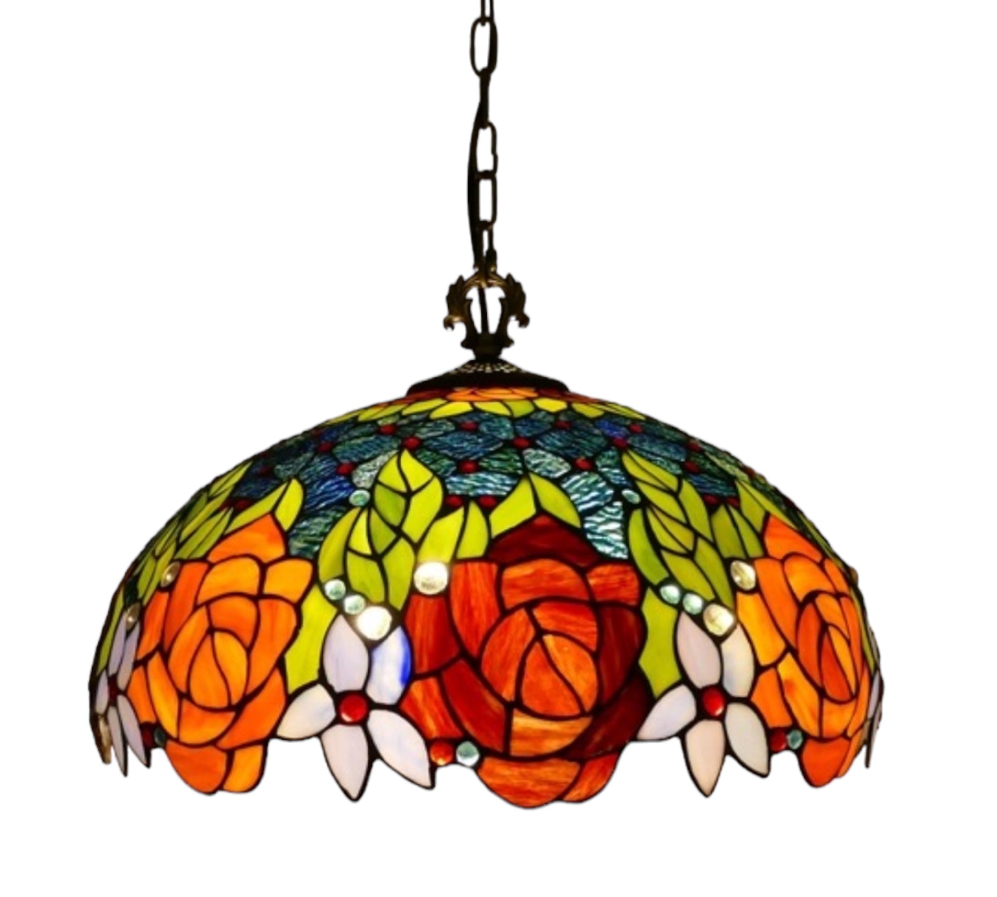 CDH 16" Tiffany Pendant Lamp 40cm shade (16113C)
