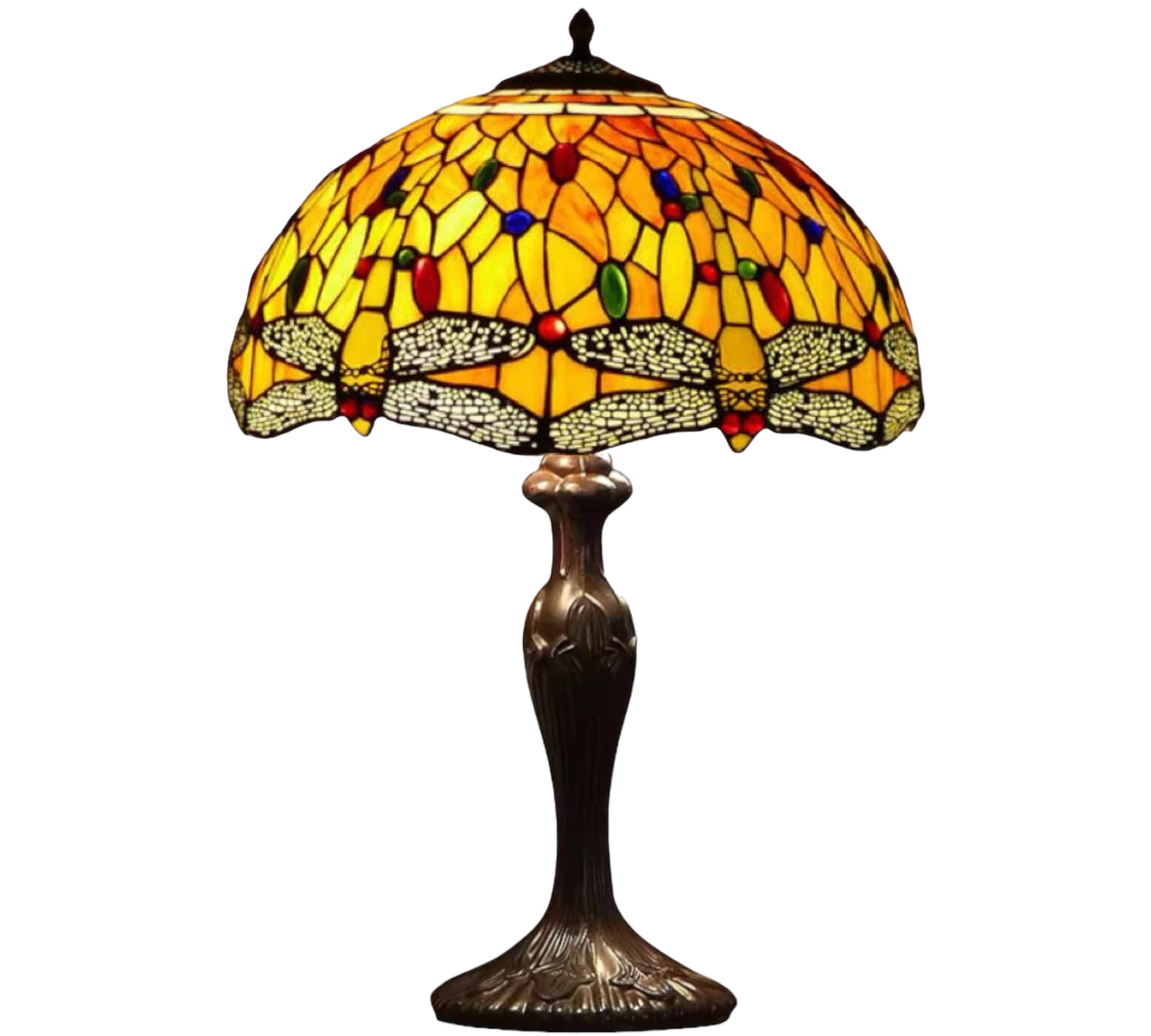 CDH 16" Tiffany Table Lamp 40cm Shade (15005)