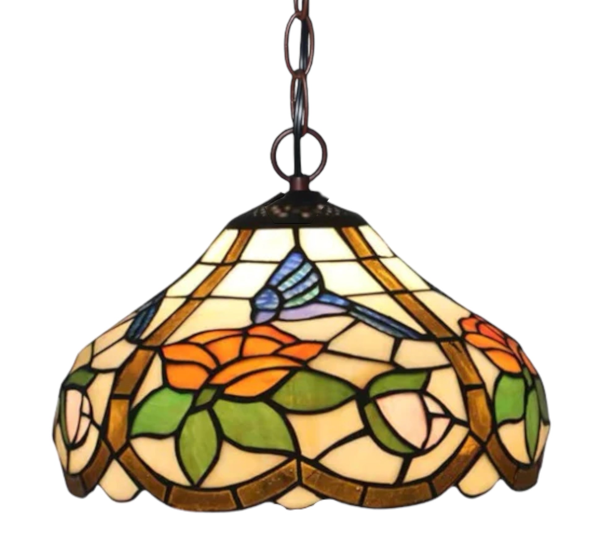 CDH 12" Tiffany Pendant Lamp 30cm shade (12092C)