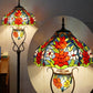 CDH Tiffany Mother-Daughter Vase Floor Lamp X-LARGE 46cm Shade (15081)