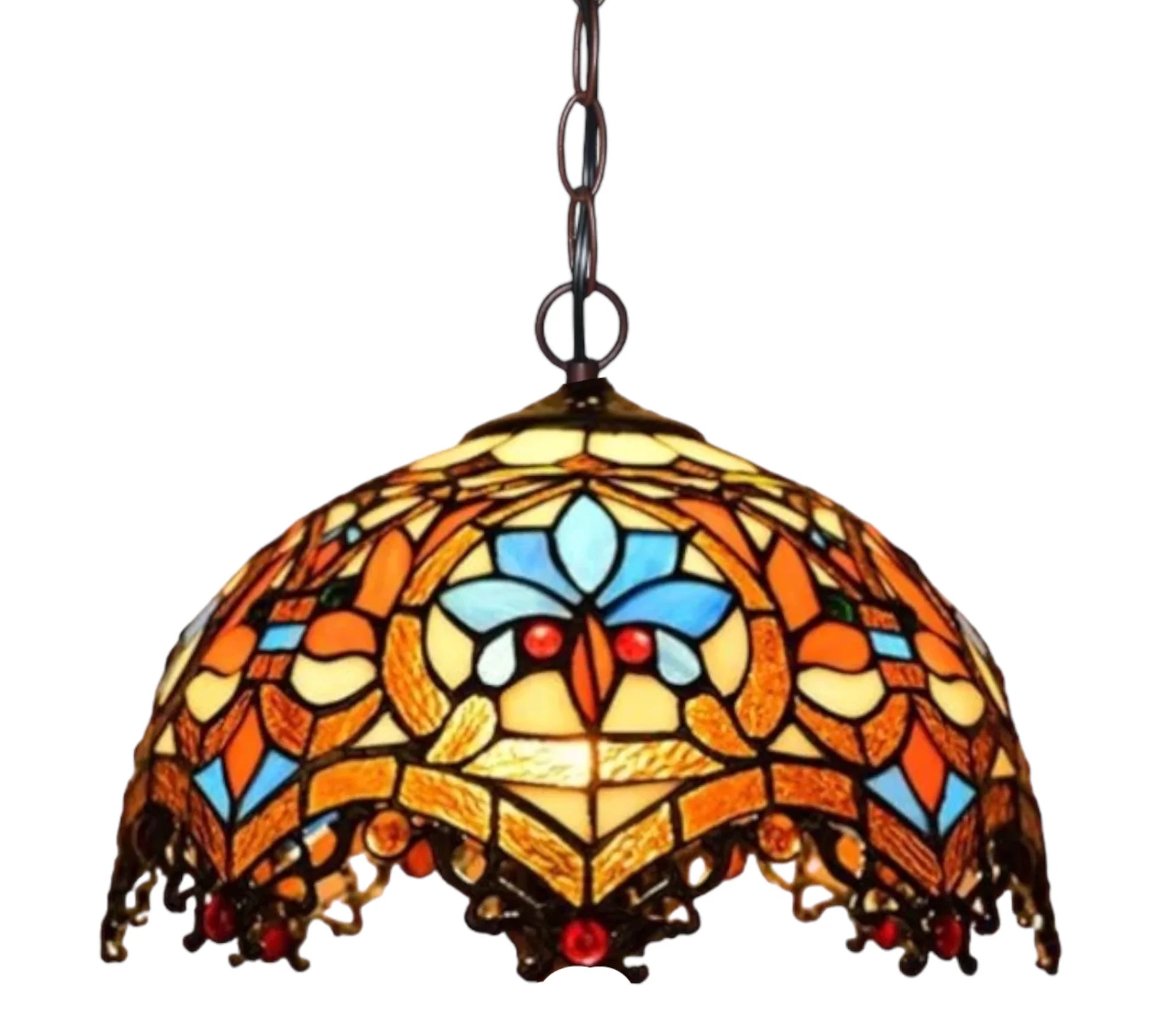 CDH 12" Tiffany Pendant Lamp 30cm shade (12011C)