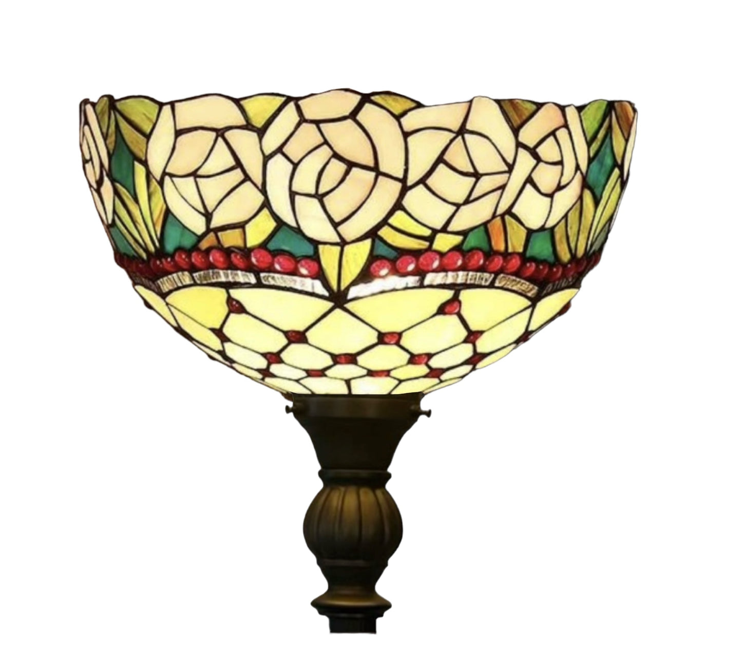 CDH Tiffany Torchiere Floor Lamp (12051H) 12" 30CM Shade