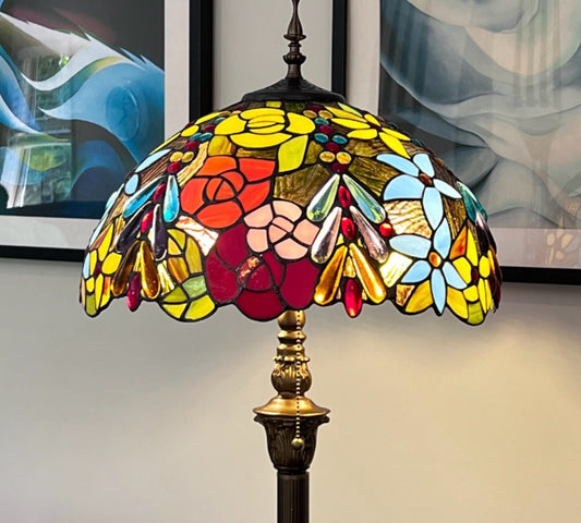 CDH Tiffany Floor Lamp (16114) 16" 40CM Shade