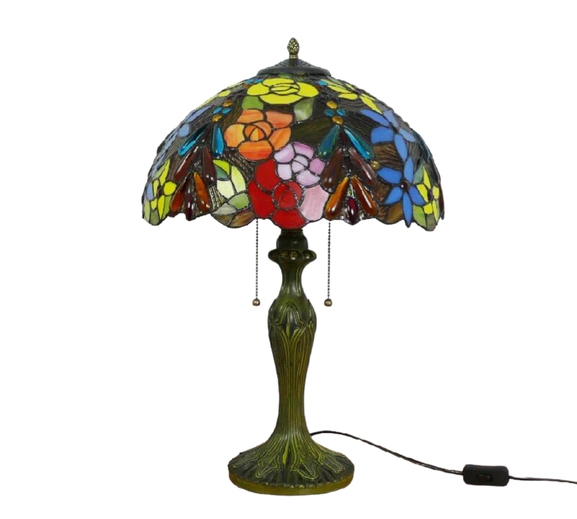 CDH 16" Tiffany Table Lamp 40cm Shade (15016)